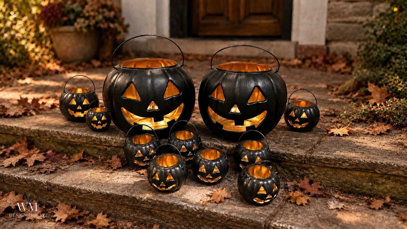DIY Halloween Lanterns From Old Trick or Treat Buckets